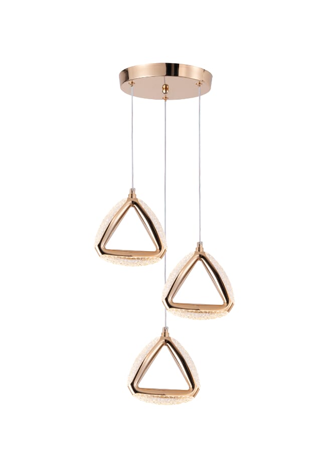 Best Power Modern LED Chandelier Light 9893 – 21W | 3 Pendant Lamps with 3 Light Modes | Energy-Saving Hanging Ceiling Light with 180cm Adjustable Cord – For Dining Room, Living Room, Bedroom - Image 2