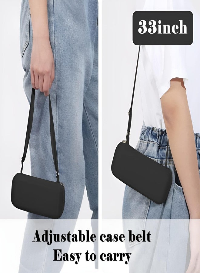 كونتاكتس مظلة سفر صغيرة للنساء من كونتاكتس مع كبسولة وحافظة - مظلة شمسية مدمجة للحماية من الأشعة فوق البنفسجية، مظلة خفيفة الوزن مقاومة للرياح محمولة للحقيبة (أسود) - Image 2