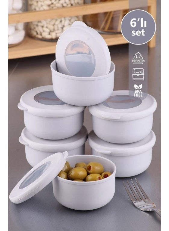 6-Piece Breakfast Storage Container with Silicone Lid - (6*250ML) - pzsku/Z51227A60E0515262025EZ/45/_/1729211292/66678216-199e-48eb-9ab2-69d2655c7563