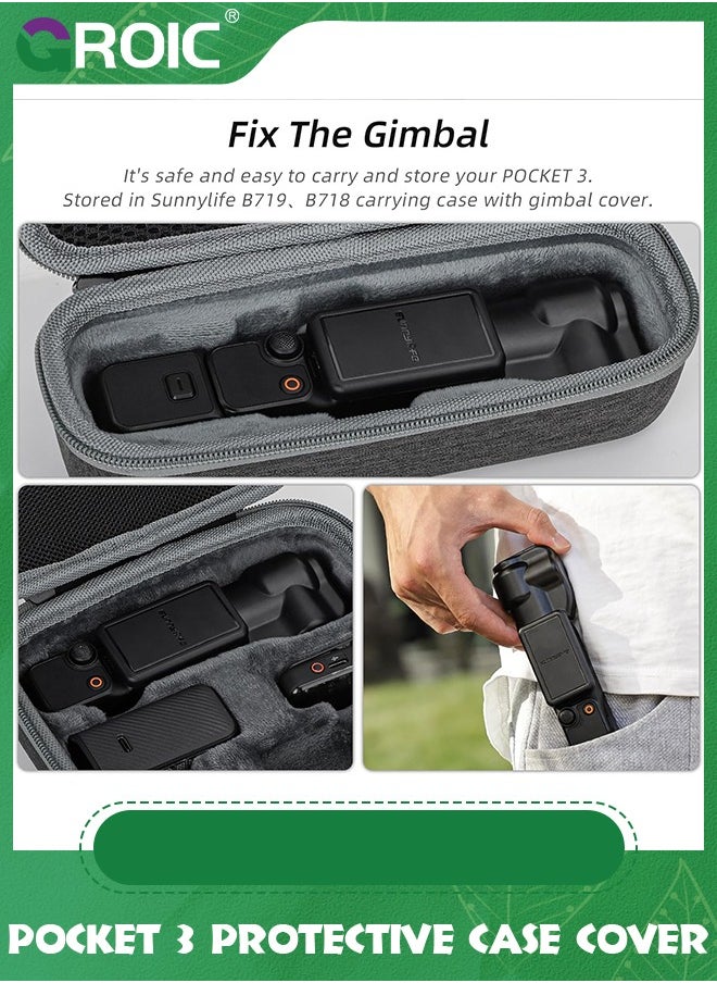 GROIC - Pocket 3 Protective Case Cover for DJI Osmo Pocket 3, Gimbal Protector Lens Screen Protective Cover for DJI Osmo Pocket 3 Accessories - Image 1