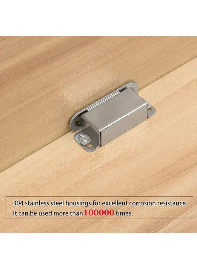 6pcs Ultra Thin Magnetic Snap Cabinet Door Magnets With Screws - Image 5