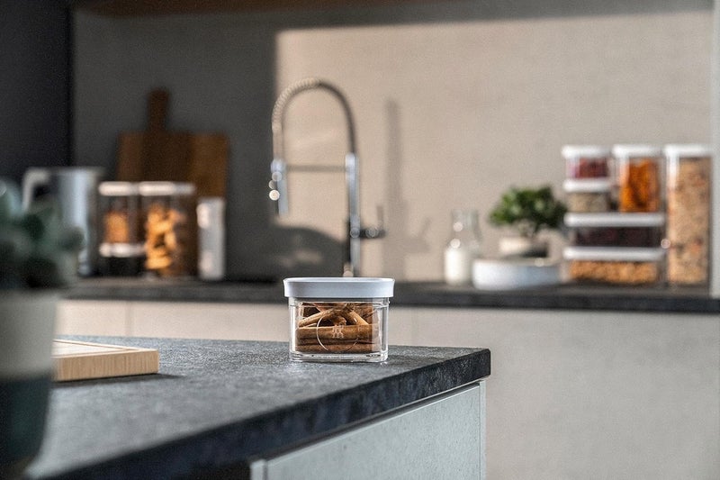 زويلينج حاوية زفيلينج كيوب، مقاس S | شفاف-أبيض | خط كيوب الرمادي - Image 5