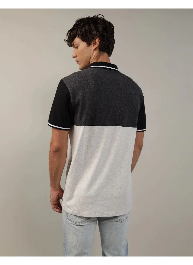 American Eagle Embroidered Logo Polo T-shirt