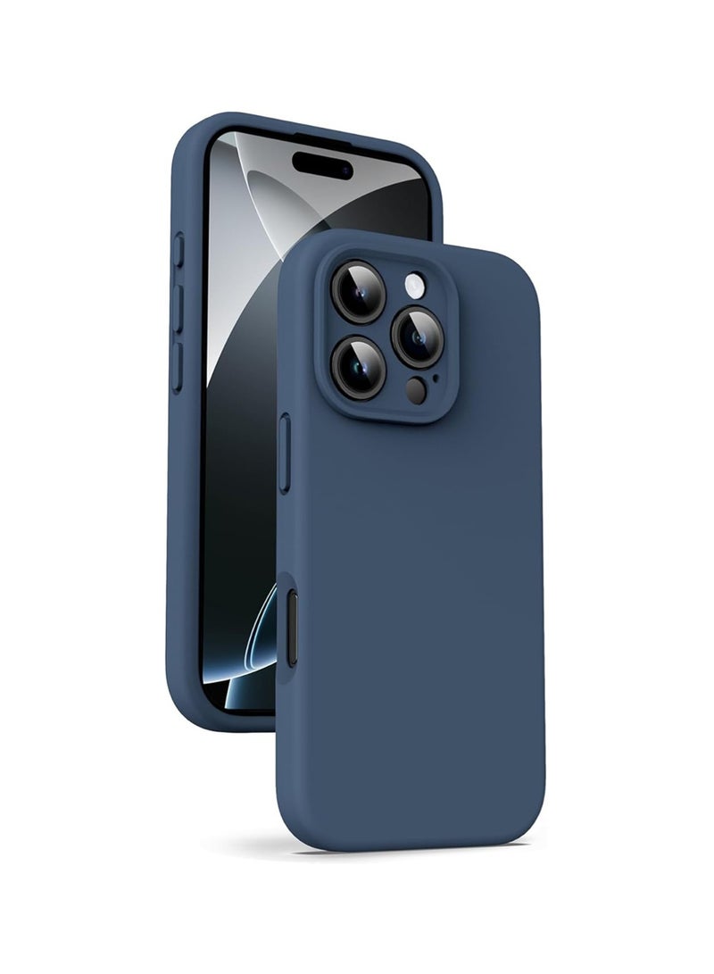 WRISTWISE Case Cover for iPhone 16 Pro - [Camera All-Round Protection] [Soft Microfiber Lining Anti-Scratch] Shockproof Phone Case Cover, Blue - Image 1