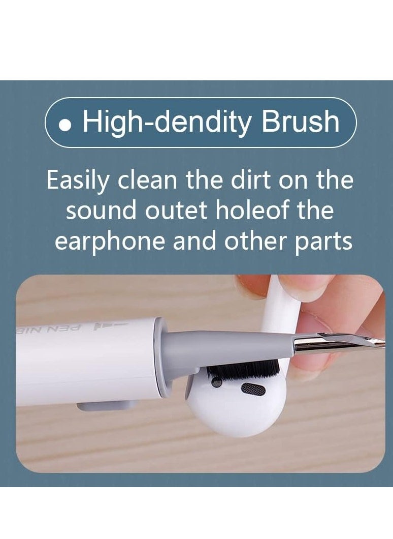 Generic - 5 in 1 Soft Keyboard Cleaner 5 in 1 Multifunctional Phone Computer Cleaning Tools Cleaning Kit Soft Silicone Keycap Puller for Bluetooth Headphones Laptop Wireless Speakers Camera Lens - Image 1