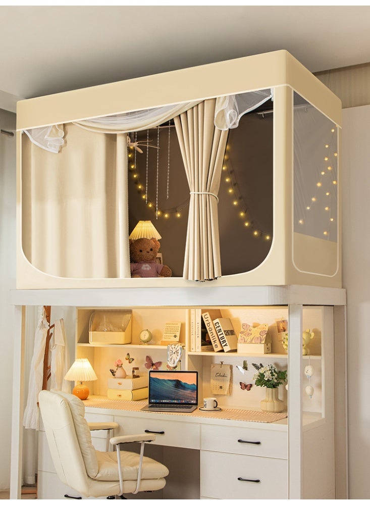 نامالو مظلة للسرير، خيام، ستارة تعتيم، سرير مفرد، خيمة، ستارة قماش تظليل الطالب، مظلة سرير، شبكة ناموسية، نوم الطالب، حماية الخصوصية - Image 1