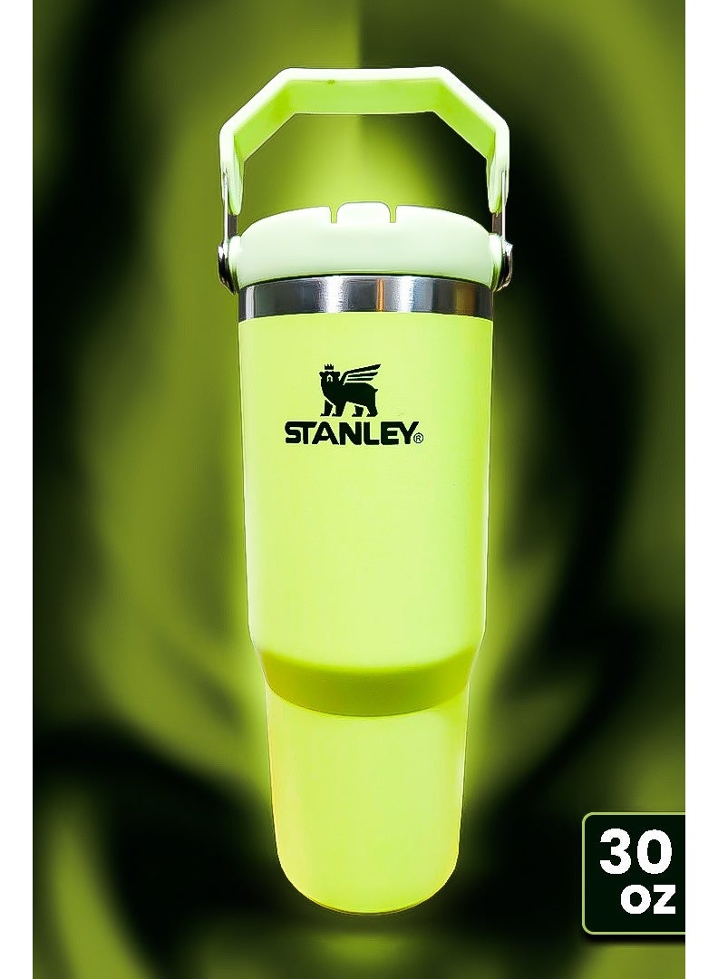 Stanley 30oz Tumbler Limited Edition Stainless Steel Travel Mug with Straw BPA Free and Leakproof FlowState Lid Double Wall Vacuum Insulated for 16 Hours Hot and 24 Hours Cold Drinks Slim Base Fits Car Cup Holders with Durable Ergonomic Handle Dishwasher Safe and Eco Friendly - Image 1