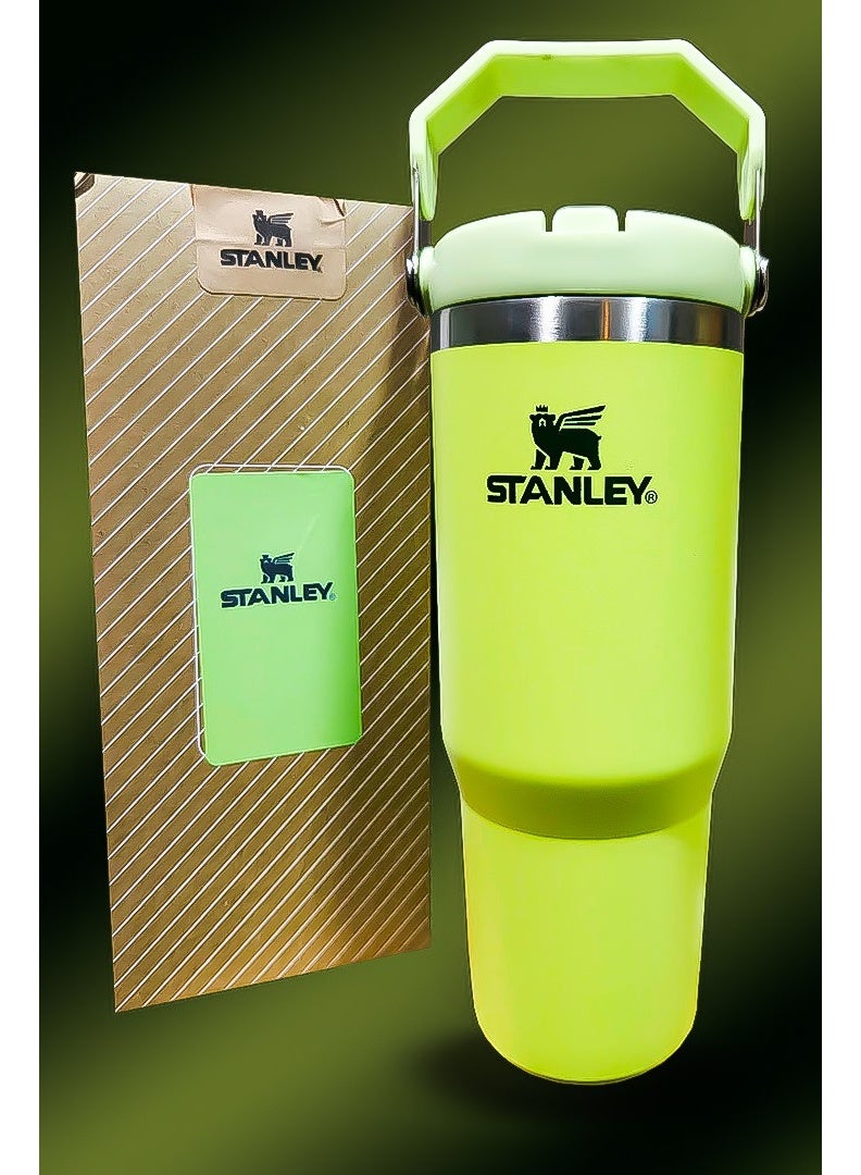 Stanley 30oz Tumbler Limited Edition Stainless Steel Travel Mug with Straw BPA Free and Leakproof FlowState Lid Double Wall Vacuum Insulated for 16 Hours Hot and 24 Hours Cold Drinks Slim Base Fits Car Cup Holders with Durable Ergonomic Handle Dishwasher Safe and Eco Friendly - Image 2