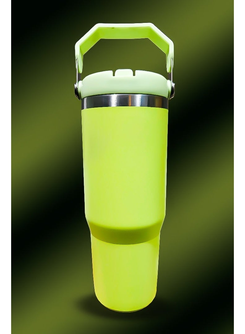 Stanley 30oz Tumbler Limited Edition Stainless Steel Travel Mug with Straw BPA Free and Leakproof FlowState Lid Double Wall Vacuum Insulated for 16 Hours Hot and 24 Hours Cold Drinks Slim Base Fits Car Cup Holders with Durable Ergonomic Handle Dishwasher Safe and Eco Friendly - Image 4