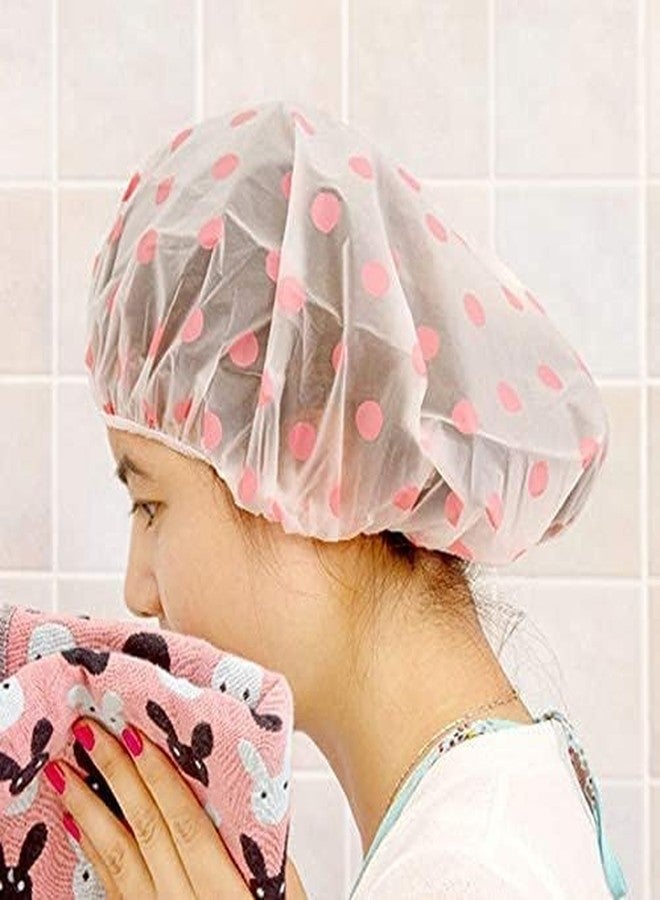 NYCTAN Reusable Shower Caps (6-pack) | Waterproof, Multicolor Hair Covers for Women, Men, Kids, and Babies | Great for Bathing, Spas, Salons, Beauty Parlors, Homes, and Hair Care or Treatment - Image 5
