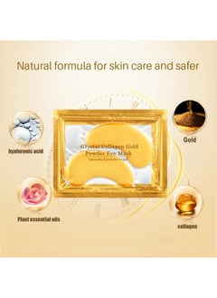 YMEYFAN YMEYFAN 24K Gold Under Eye Patches, 100 Pairs Gold Collagen Under Eye Mask Skincare for Puffiness Eyes Dark Circles Treatments, Rreduce Wrinkles Fine Lines Firm Skin, Spa Salon Estheticians Supplies  - Image 4