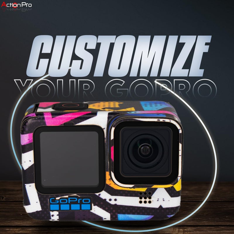Action Pro Camera Skin Compatible with Gopro-9/10/11/12/13 Action Camera(Multicolour-2) - Image 3