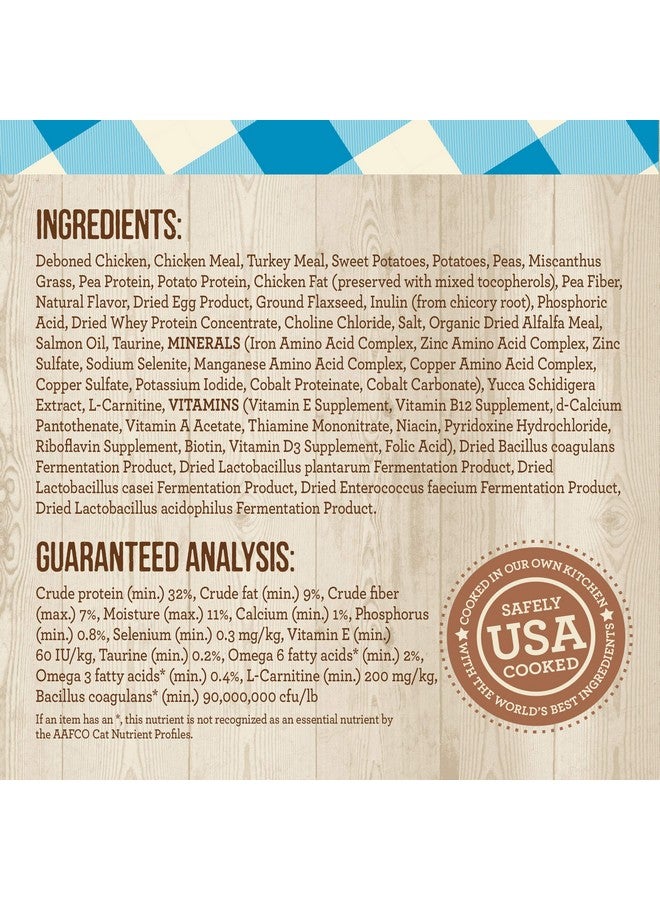 Merrick Purrfect Bistro Grain Free Natural Dry Cat Food For Adult Cats, Real Chicken And Sweet Potato Recipe - 4 lb. Bag - Image 4