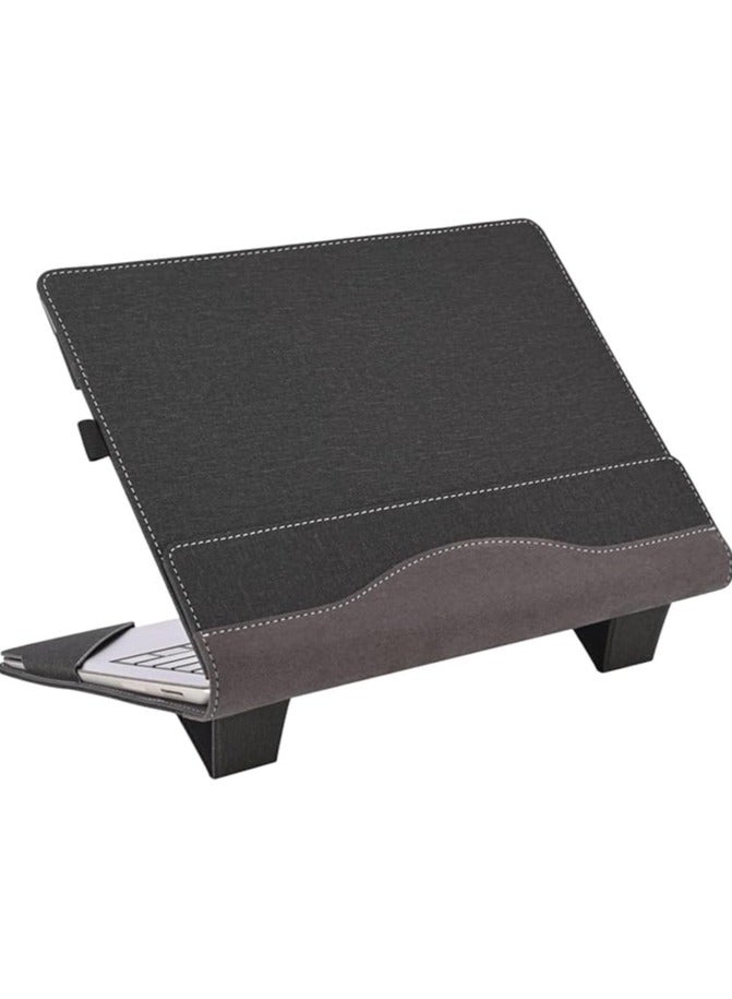 Laptop Case Compatible with 13.5 Inch Surface Laptop 6/5/4/3/2 (Model: 1951/1868/1958/1950/1867/1769) Cotton and Linen Cloth Pattern with Triangular Bracket - Image 1