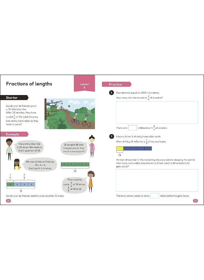 DK Maths ― No Problem! Collection of 6 Workbooks, Ages 8-9 (Key Stage 2)