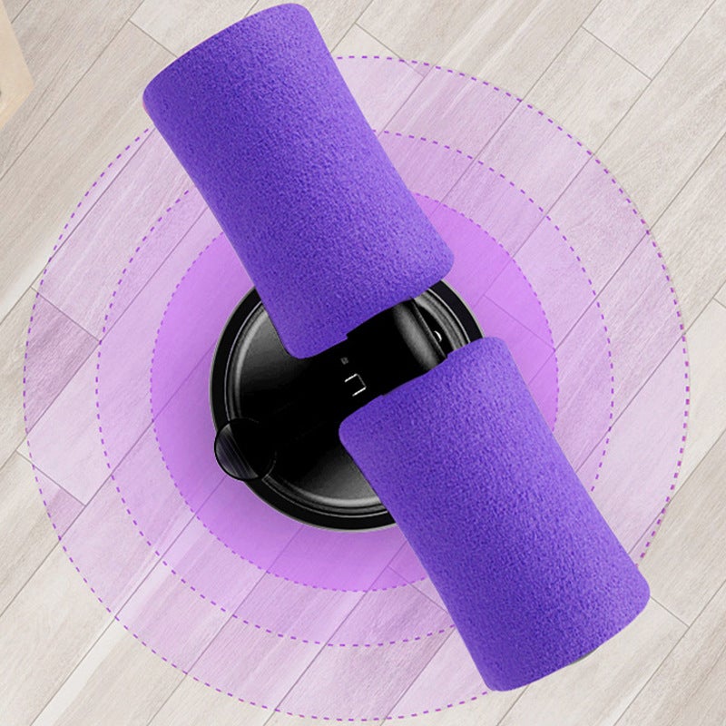 Sit-ups auxiliary device household belly roll lazy suction cup belly roll device exercise abdominal muscle abdominal fitness equipment hair delivery(Purple double-pole supine) - Image 4