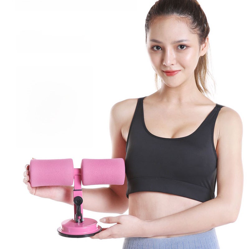 Sit-ups auxiliary device household belly roll lazy suction cup belly roll device exercise abdominal muscle abdominal fitness equipment hair delivery(Purple double-pole supine) - Image 5