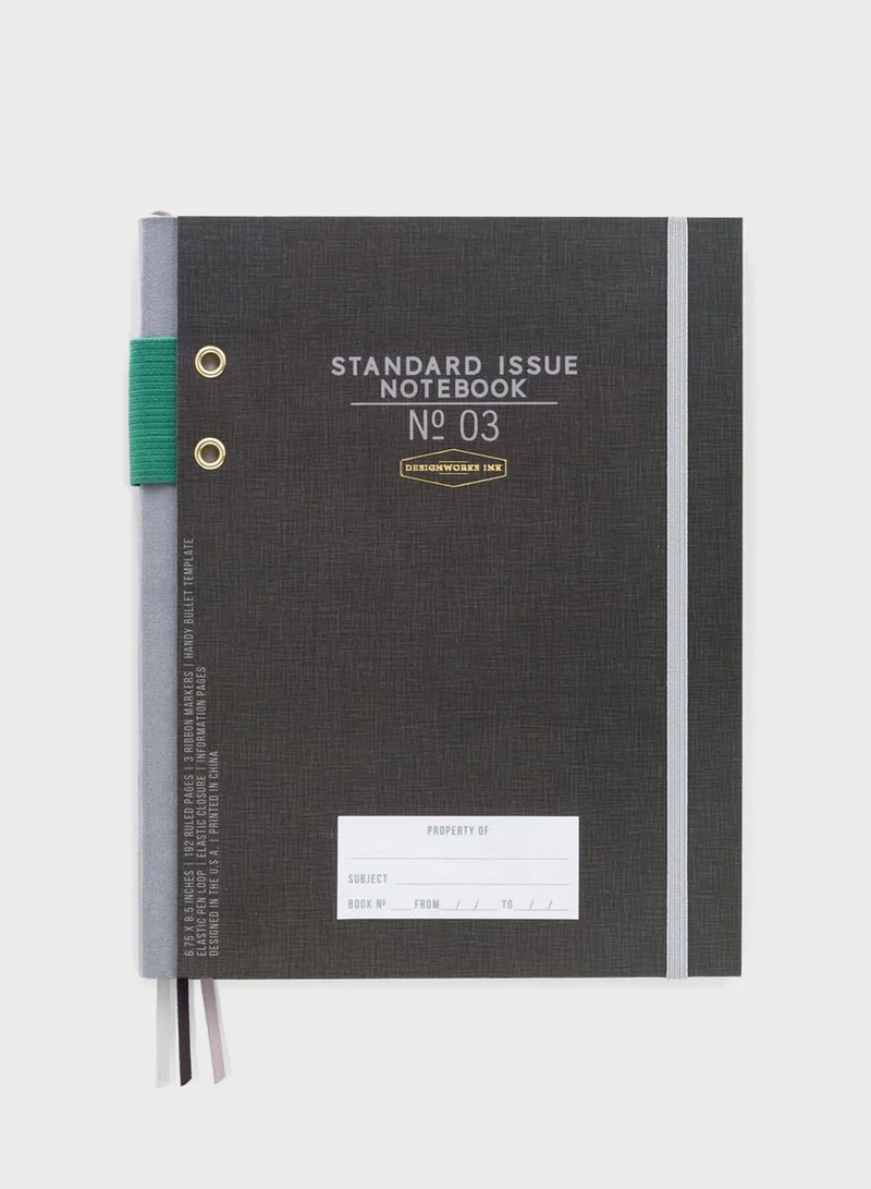 GENTLEMEN'S HARDWARE Standard Issue #3 - Black Planner