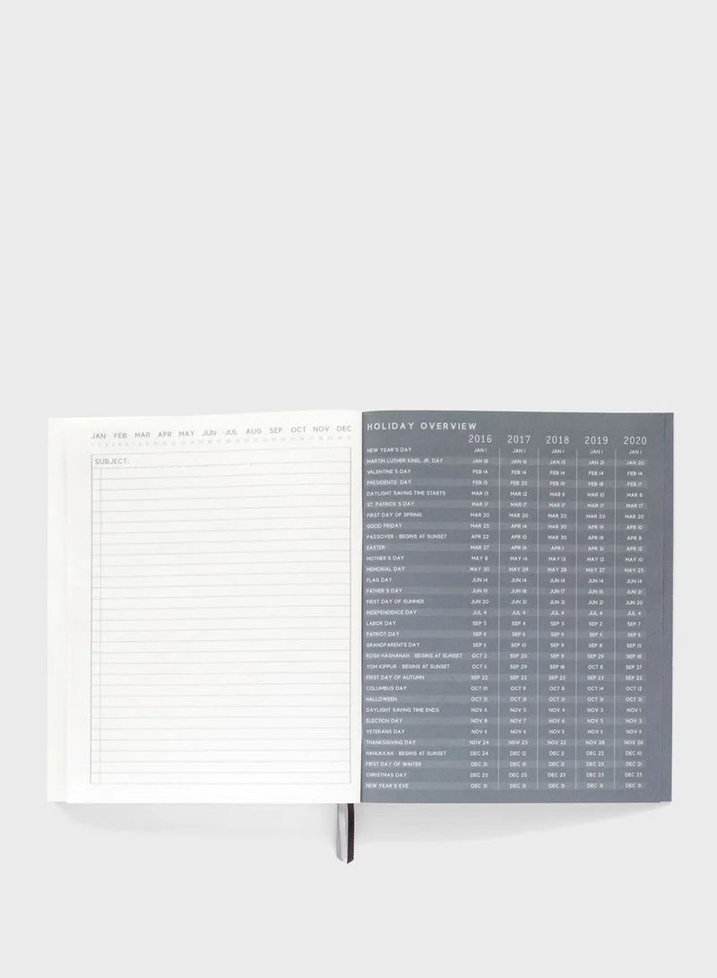 GENTLEMEN'S HARDWARE Standard Issue #3 - Black Planner