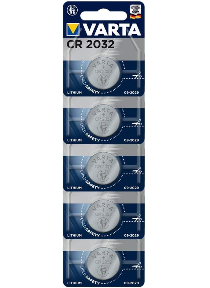VARTA Varta 2032 lithium battery, 3 volt, 5 batteries  - Image 1