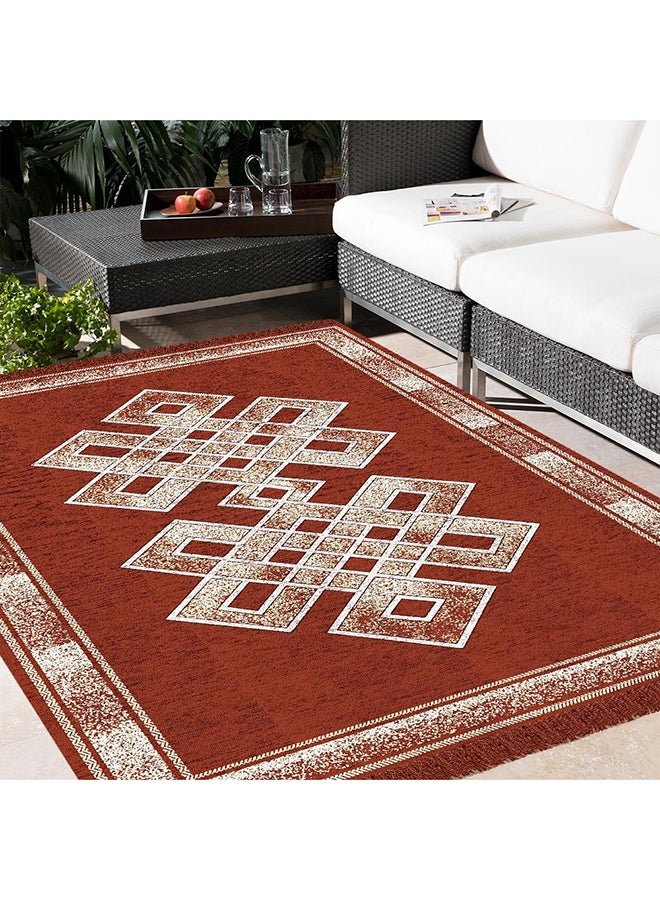 بي اس بي هوم سجادة شينيل فاخرة من تصميم BSB HOME | خيط ذهبي ناعم مع سجادة مخملية بوزن 500 جرام لكل متر مربع لغرفة المعيشة أو غرفة النوم أو الممر | 150×210 سم أو 5×7 أقدام - Image 1