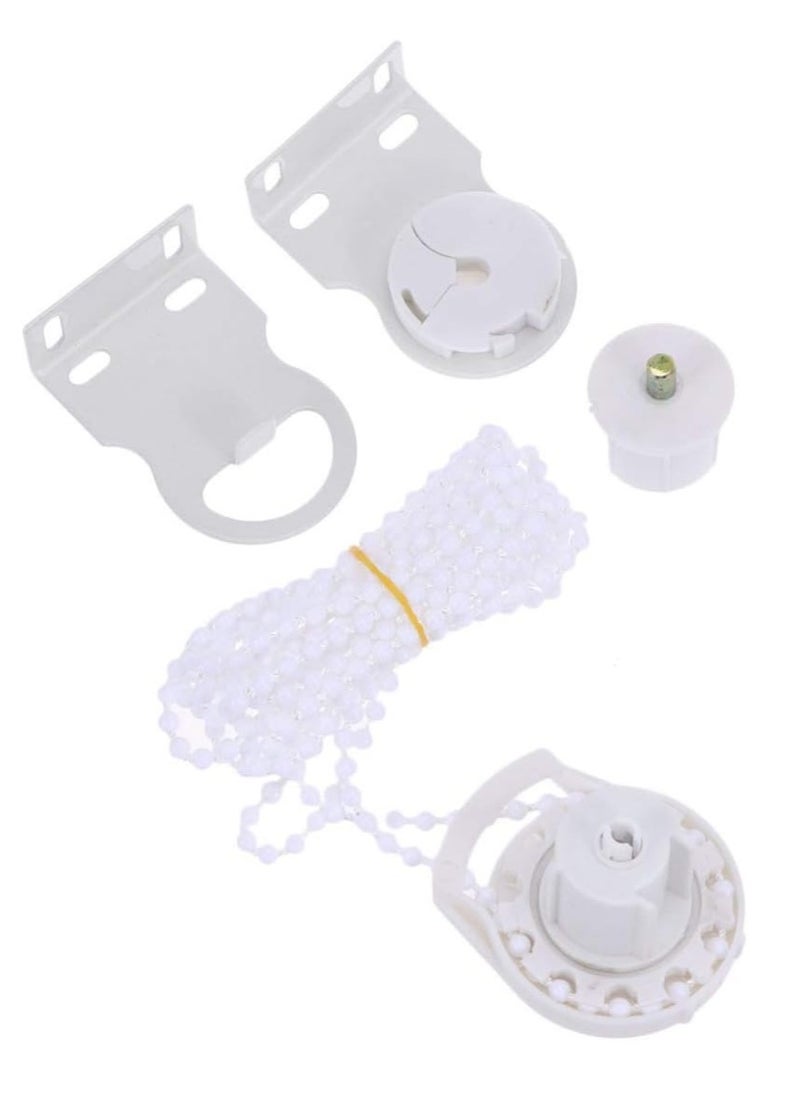 RATSAW - Roller Blind Fitting 1 Set Roller Shade Parts Plastic Bracket Bead Chain Cord with Roller Shade Clutch Rolling Blind Replacement Repair Kit - Image 1
