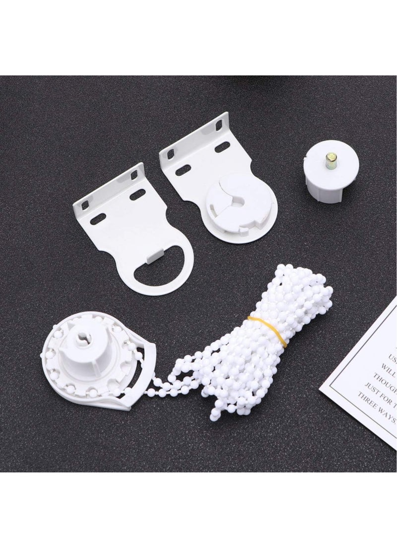 RATSAW - Roller Blind Fitting 1 Set Roller Shade Parts Plastic Bracket Bead Chain Cord with Roller Shade Clutch Rolling Blind Replacement Repair Kit - Image 1