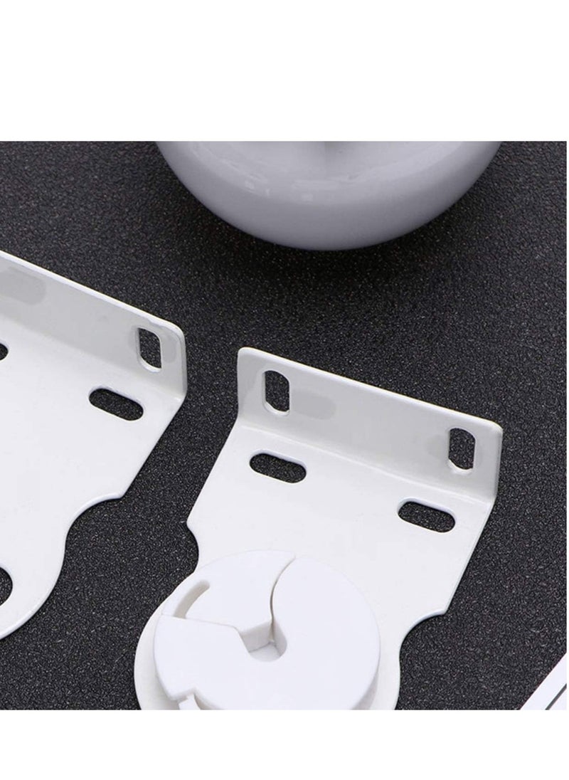 RATSAW - Roller Blind Fitting 1 Set Roller Shade Parts Plastic Bracket Bead Chain Cord with Roller Shade Clutch Rolling Blind Replacement Repair Kit - Image 1