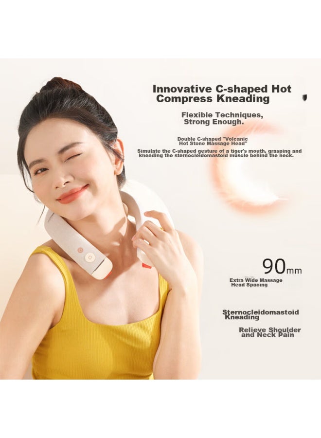 Breo Breo Neck5 Lite Neck And Shoulder Massager, Portable Massage Pillow For Neck, Shoulder And Trapezius Muscles, Gift For Parents, Boyfriend, Girlfriend, Birthday And New Year Present  - Image 5