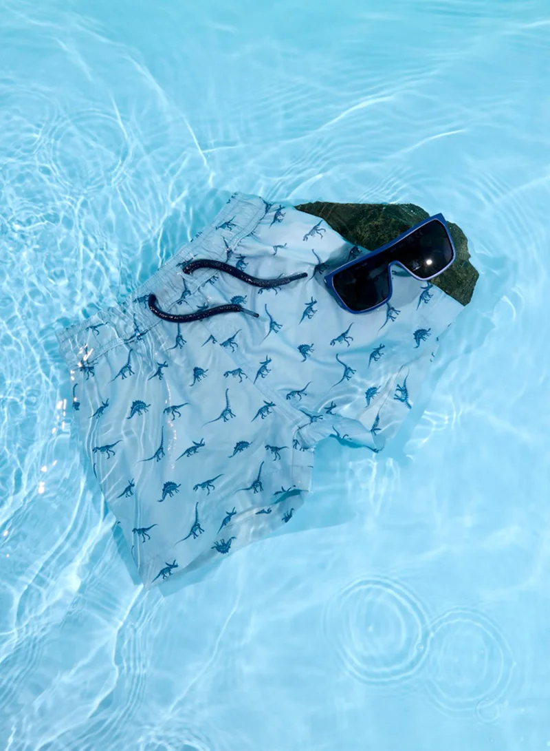 Name It  Kids Printed Drawstring Swim Shorts for Men | Best Price UAE