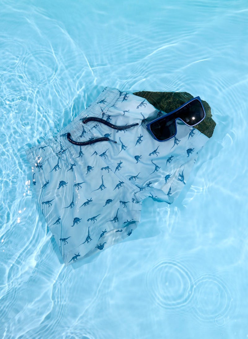 NAME IT Kids Printed Drawstring Swim Shorts - Image 4