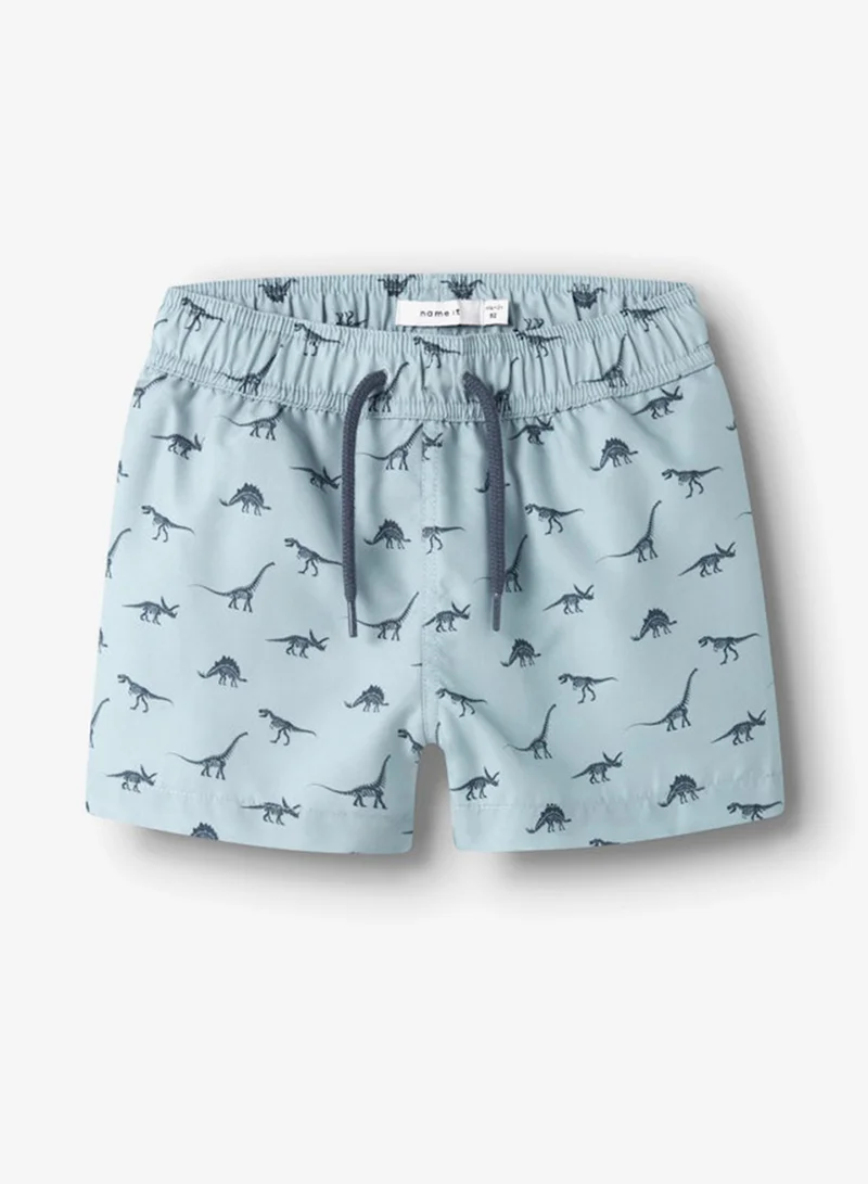 Name It  Kids Printed Drawstring Swim Shorts for Men | Best Price UAE
