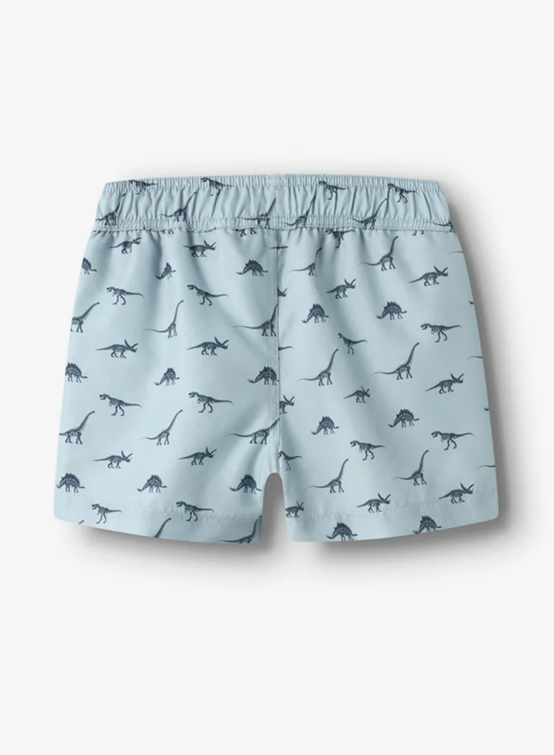 NAME IT Kids Printed Drawstring Swim Shorts