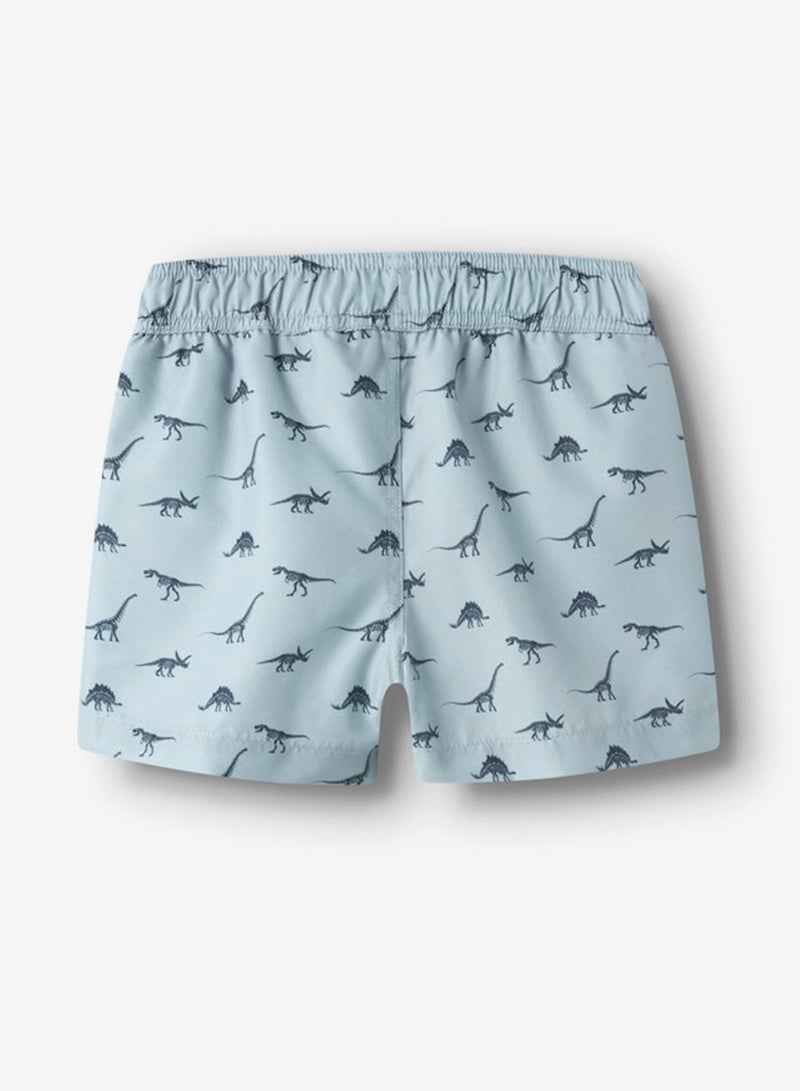NAME IT Kids Printed Drawstring Swim Shorts - Image 2