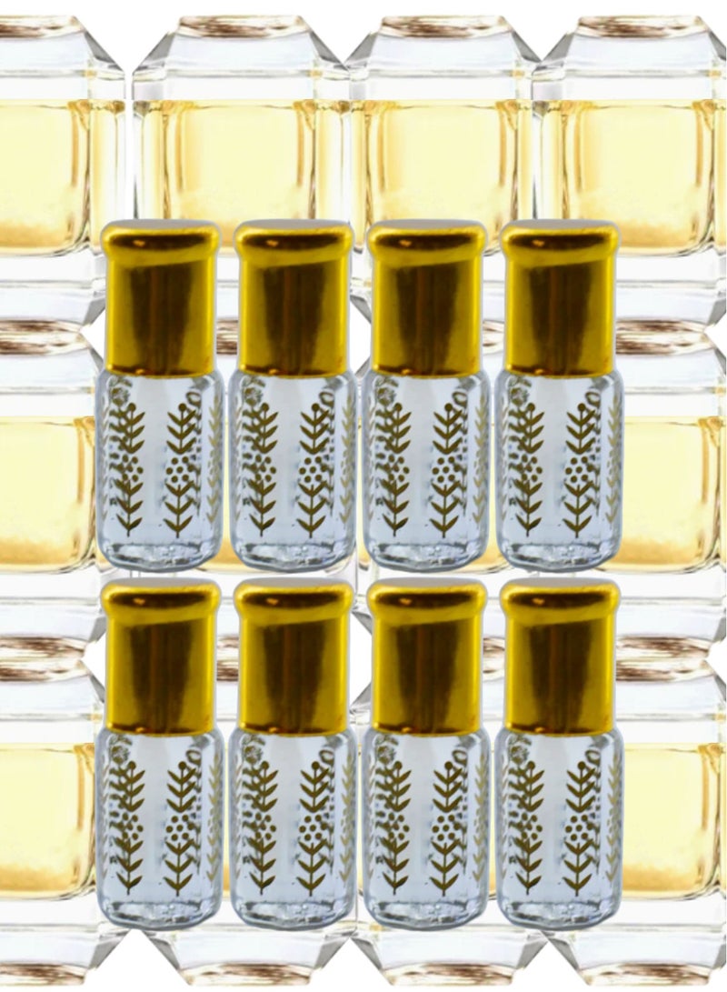 8 Pieces Paradiso Essential Oil For Women Original Clear 3 Ml