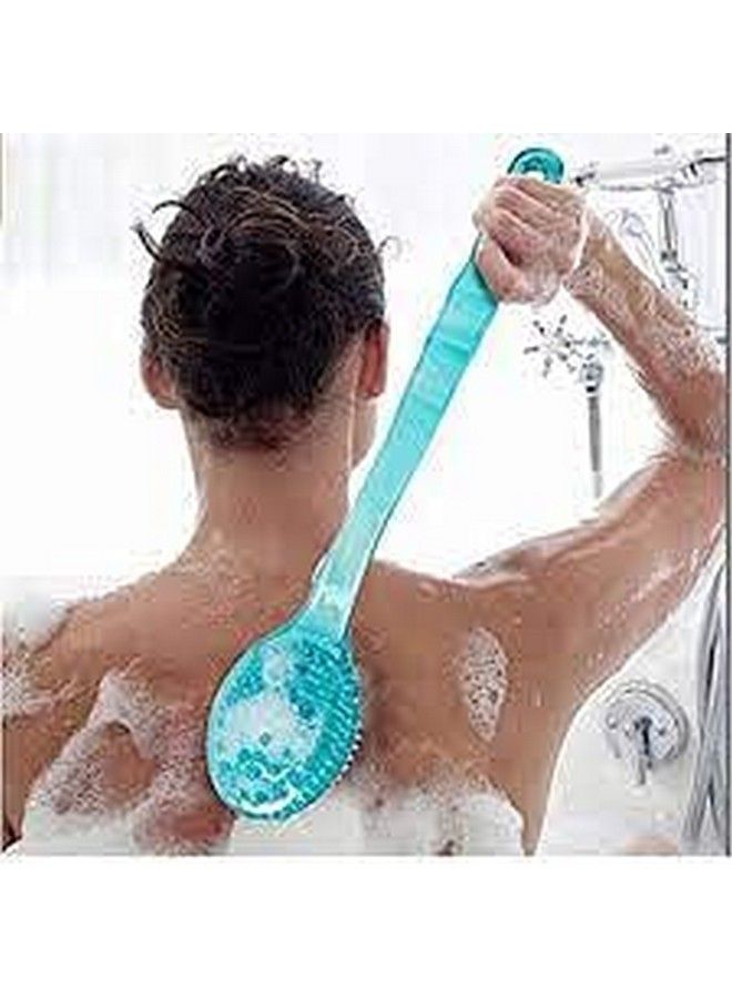Ekan Long Handel Baping Bath Brush Back Scrub Soft Nylon Bristles Brushing Removes Dead Skin Loofah For Men & Women (Color May Vary) - Image 5