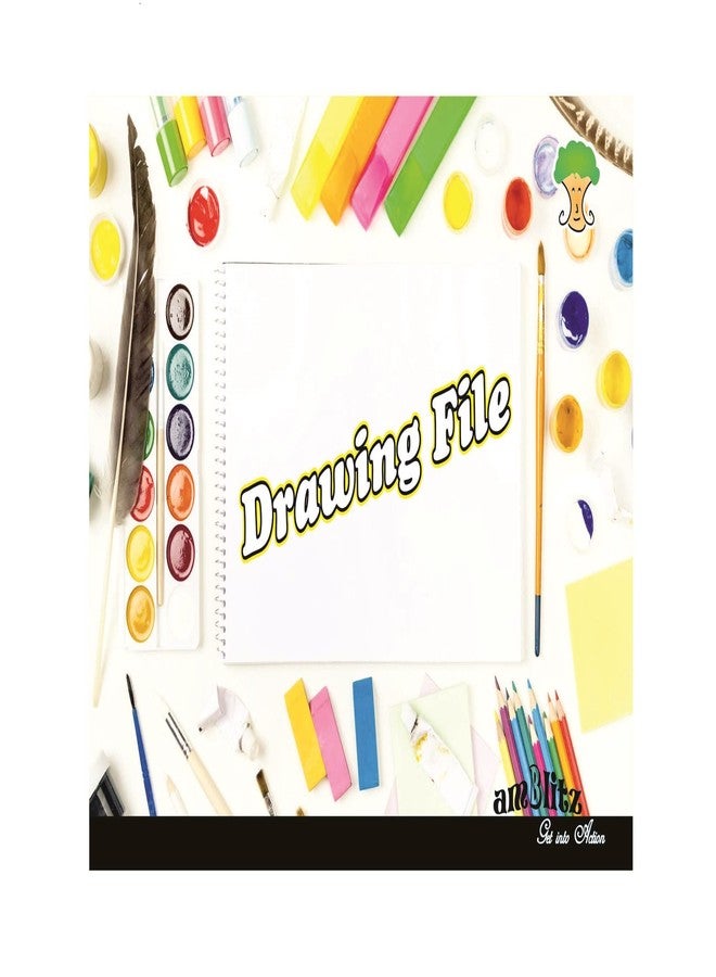 Amblitz Drawing Book |Plain Sketch Pad for Kids, Students| 32 White Unruled Pages |16 Sheets| A4 Size Approx (29 x 21 cm)| Soft Cover | Drawing Copy for Sketching, Colouring & Painting | Pack of 3 - Image 1