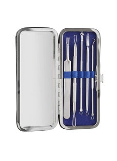 Beauté Secrets Stainless Steel Antislid Handle Blackhead Remover Tools Kit With Case Pack Of 5  - Image 3