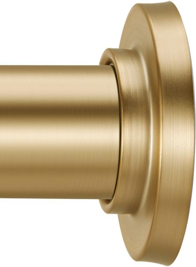 YNL Tension Shower Curtain Rod 34-66 Inch, Adjustable Spring Tension Curtain Rod No Drilling, Non-Slip, Never Rust, Stainless Steel, for Small Window Laundry Door Entryway, Gold - Image 1