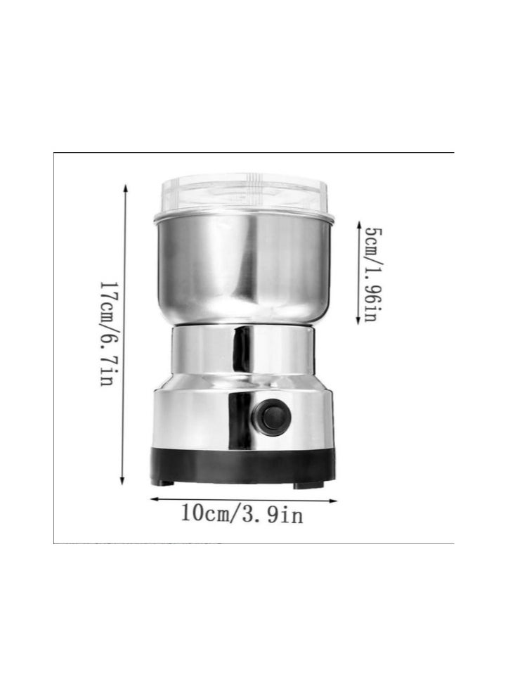 Denx Multifunctional Electric Grinder—Powerful Spice, Coffee & Herb Mill With Stainless Steel Blades, One-Touch Operation, Compact Design, Easy To Clean, For Kitchen & Home Use - Image 4