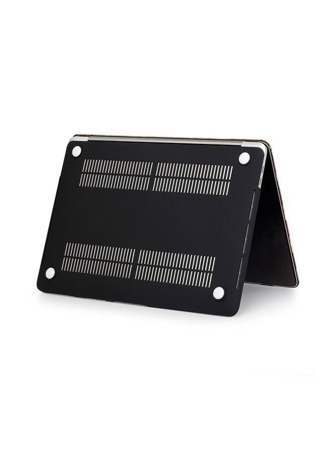 O Ozone Marble Pattern Hard Case For MacBook Pro 14 inch A2442 2021 M1 Pro / M1 Max Chip and Touch ID Protective Plastic Shell Case Cover - White and Gold Marble - Image 3