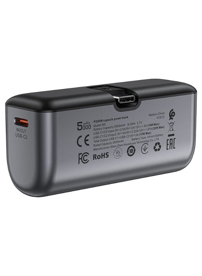 AceFast Fast Charge Power Bank M9 PD20W 5000mAh - Image 2