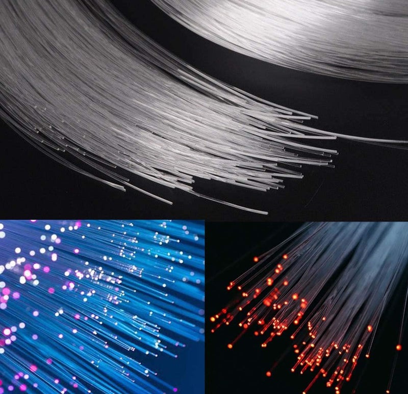 azimom PMMA Plastic End Glow Fiber Optic Cable 0.5mm(0.02in) 100m(328ft)/Roll for Star Sky Ceiling All Kind Led Light Engine Driver Source - Image 3