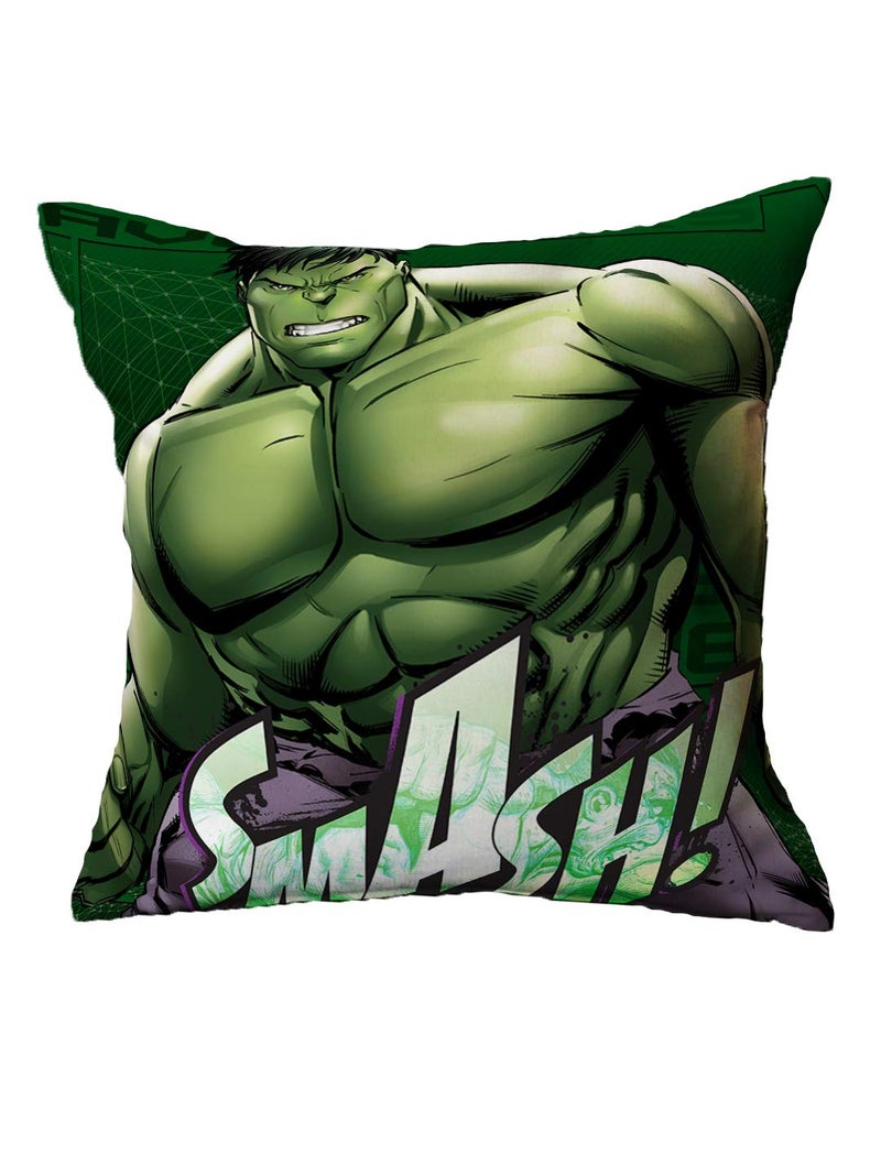 Athom Trendz Athom Living Marvel Hulk Cushion Cover, 40 X 40 cm, Multicolour - Image 2