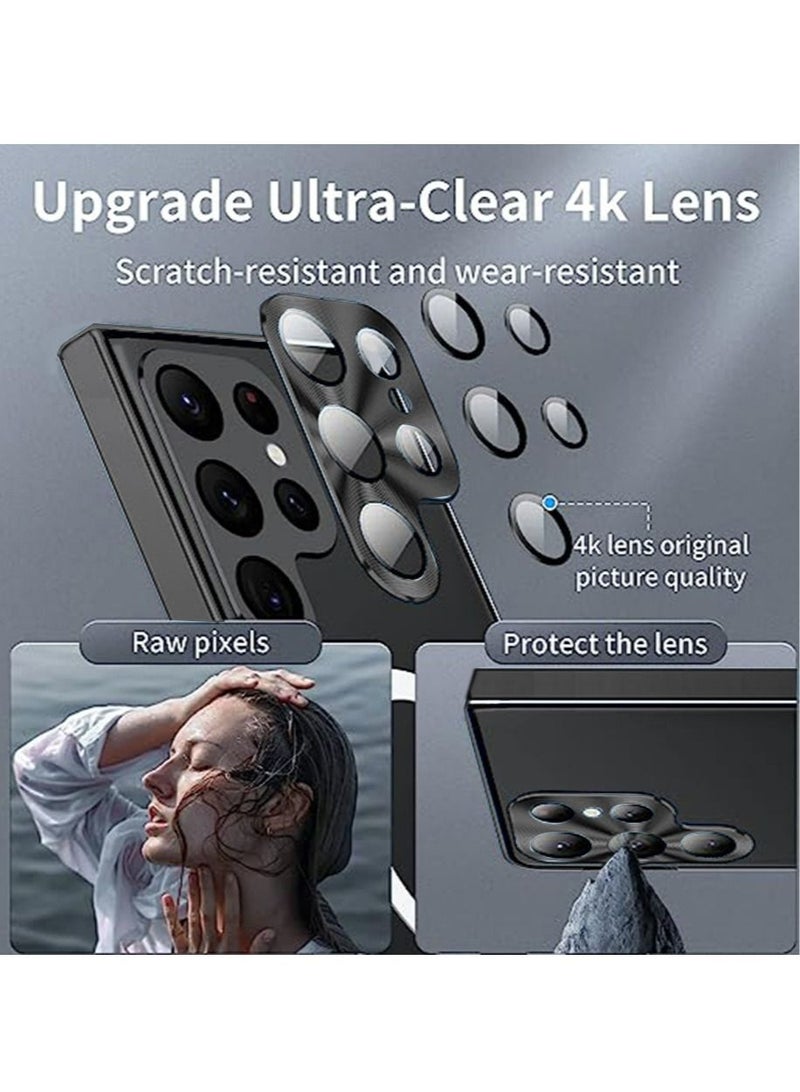 Samsung S23 Ultra 5G Metal Case Compatible with MagSafe Wireless Charger Translucent Shokproof Protective Back with Camera Lens Protection Magnetic Case Cover for Galaxy S23 Ultra 5G Accessories - Image 3