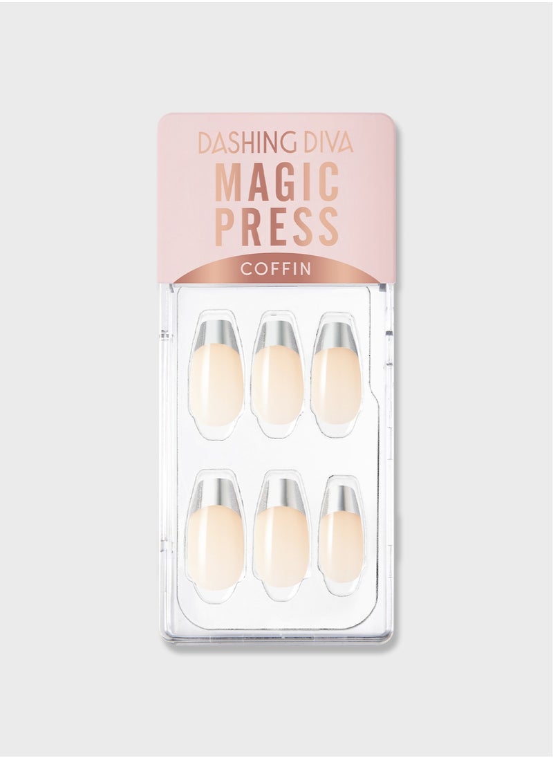 DASHING DIVA Magic Press Silver Chic French  - Image 1