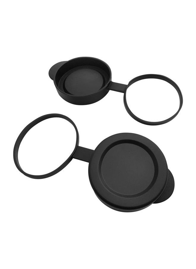 Generic - 42mm Binocular/Monocular Objective Lens Caps Internal Diameter 51.8-53.3mm Rubber Cover Set Black, (51.8-53.3LC) - Image 1