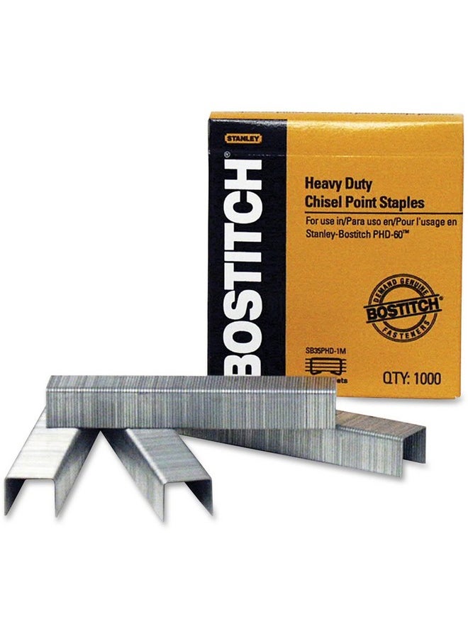 Bostitch - Amax Sb35Phd1M Staples, Heavy-Duty, F/ Phd-60 Stapler, 1000/Box - Image 1