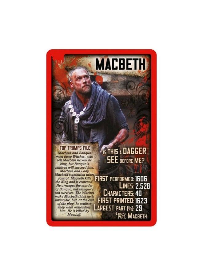 Top Trumps Top Trumps Card Game Shakespeare's Plays - Family Games for Kids and Adults - Learning Games - Kids Card Games for 2 Players and More - Kid War Games - Card Wars - for 6 Plus Kids - Image 3