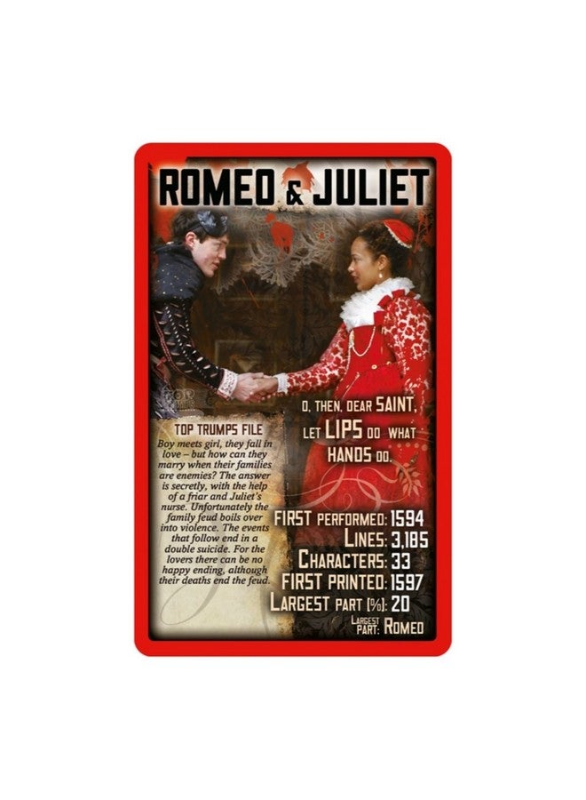Top Trumps Top Trumps Card Game Shakespeare's Plays - Family Games for Kids and Adults - Learning Games - Kids Card Games for 2 Players and More - Kid War Games - Card Wars - for 6 Plus Kids - Image 4